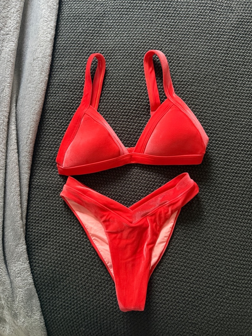 ONEONE Orange Velvet Swimsuit